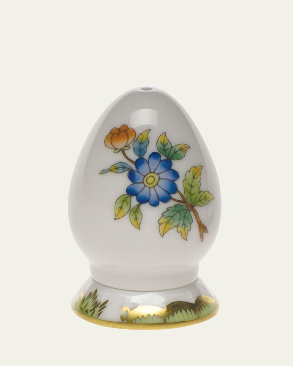 Queen Victoria Green Pepper Shaker